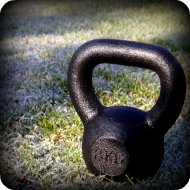 Kettelbell mit grober Oberfl�chenstruktur
